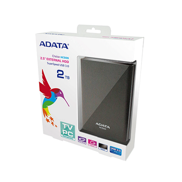 033- هارد  ADATA HDD HC500 1TB Premium