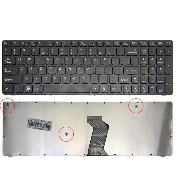 کیبرد لپ تاپ لنوو Lenovo IdeaPad B570 B590 Laptop Keyboard