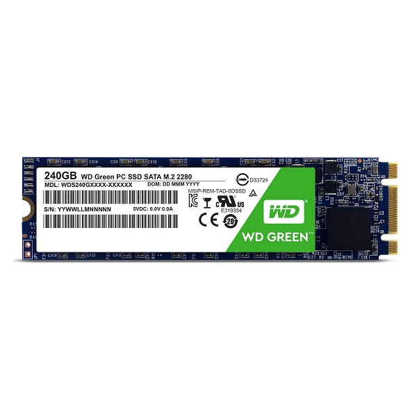اس اس دی اینترنال وسترن دیجیتال SSD Western Digital Green WDS240G2G0B ظرفیت 240 گیگابایت