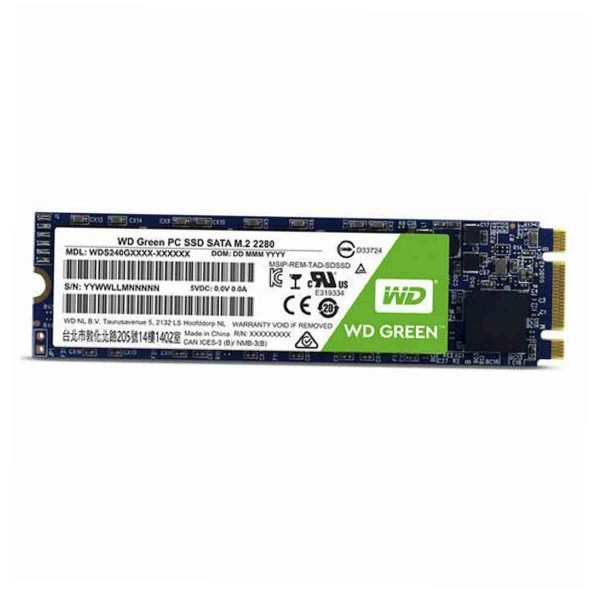 اس اس دی اینترنال وسترن دیجیتال SSD Western Digital Green WDS480G2G0B ظرفیت 480 گیگابایت
