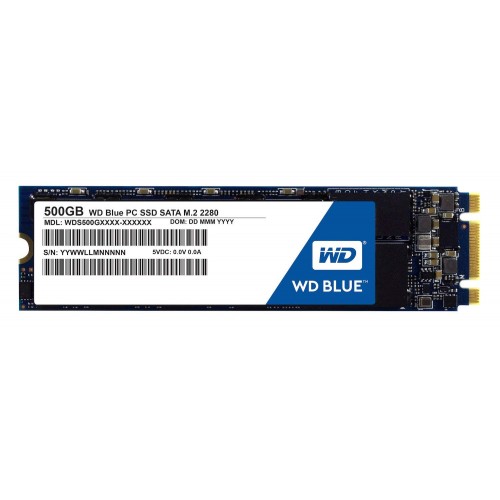 اس اس دی اینترنال وسترن دیجیتال SSD Western Digital Blue WDS500G2B0B ظرفیت 500 گیگابایت
