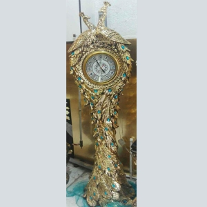 ساعت ایستاده کنار سالن طرح دو طاووس 104