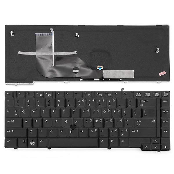 کیبرد لپ تاپ اچ پی HP EliteBook 8440P 8440W 6550P Laptop Keyboard با موس