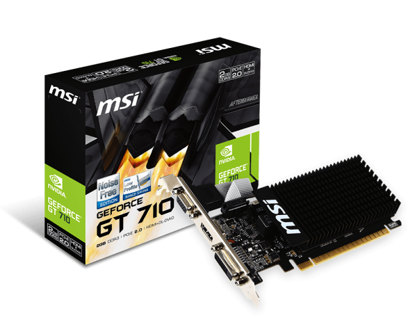 کارت گرافیک ام اس آی GT 710 2GD3H LP MSI VGA