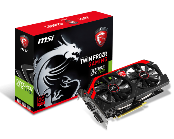 کارت گرافیک ام اس آی N750 TI TF 2GD5 OC MSI VGA