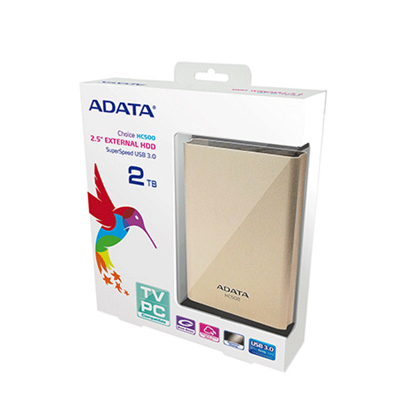 033- هارد  ADATA HDD HC500 1TB Premium