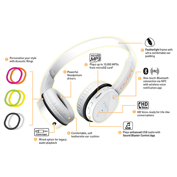 هدفون / هدست کریتیو OUTLIER CREATIVE Headphone -212