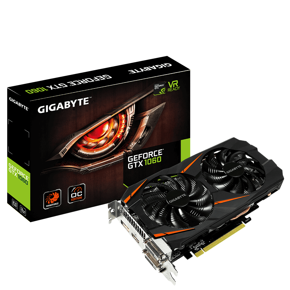 کارت گرافیک گیگابایت GTX 1060 WINDFORCE OC 3GB GIGABYTE VGA