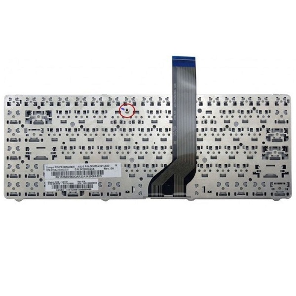 کیبرد لپ تاپ ایسوس Asus N46 A45 A85 Laptop Keyboard مشکی