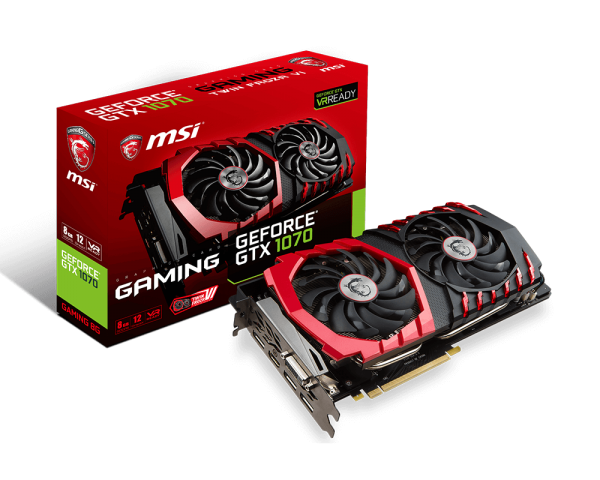 کارت گرافیک ام اس آی GTX 1070 GAMING 8GB MSI VGA