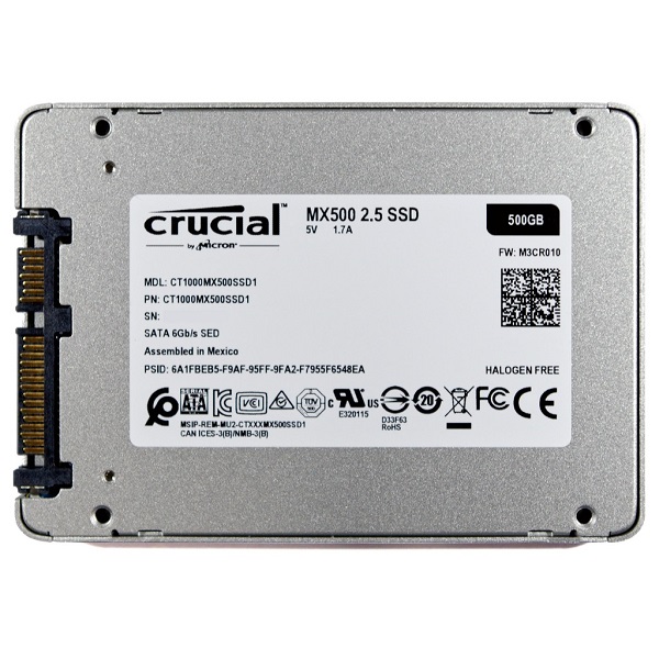 اس اس دی کروشیال ظرفیت 480 گیگابایت CRUCIAL SSD MX500