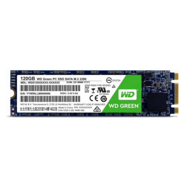 اس اس دی اینترنال وسترن دیجیتال SSD Western Digital Green WDS120G2G0B ظرفیت 120 گیگابایت