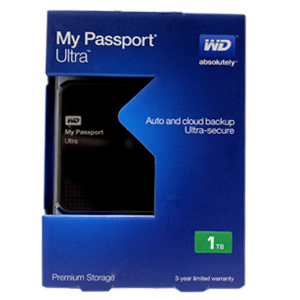 002- هارد وسترن اکسترنال HDD My passport Ultra 1TB