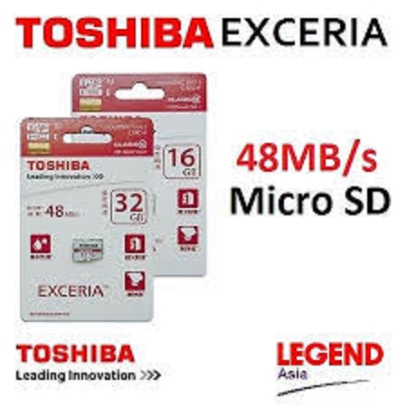 کارت حافظه توشیبا 16GB TOSHIBA EXCERIA UHS-I U1 Class 10 40MBps 