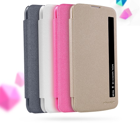 کیف موبایل ال جی K10 کلاسوری چرمی -LG K10 COVER CASE
