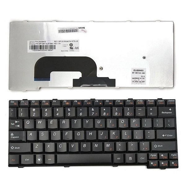 کیبرد لپ تاپ لنوو Lenovo IdeaPad N7S N7W Laptop Keyboard مشکی