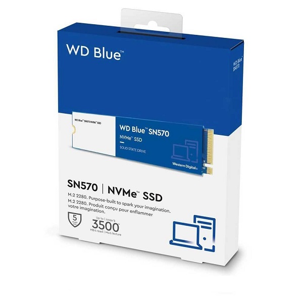 اس اس دی اینترنال وسترن دیجیتال SSD Western Digital Blue SN570 WDS250G3B0C ظرفیت 250 گیگابایت