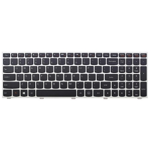 کیبرد لپ تاپ لنوو Lenovo B5070 Z5170 IP300 IP500 Flex 2 Laptop Keyboard Backlit فریم نقره ای