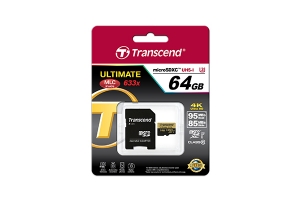 کارت حافظه ترنسند 64GB Transcend UHS-I U3 Class 10 633X - 95MBps Ultimate 