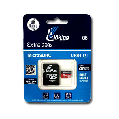 Viking man (micro SD) 16GB - C10 - U1 - 001