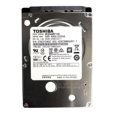 هارد لپ تاپ توشیبا  TOSHIBA LAPTOP MQ04ABF100 1TB HARD DISK Internal 2.5 inch