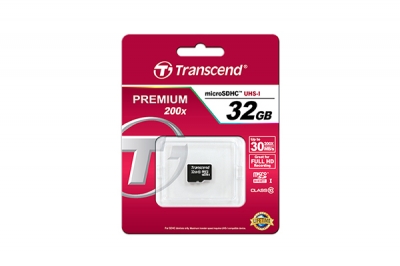 کارت حافظه ترنسند 32GB Transcend UHS-I U1 Class 10 200X - 30MBps Premium