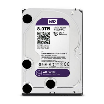 هارد دیسک وسترن دیجیتال بنفش 8 ترابایت Western Digital PURPLE 