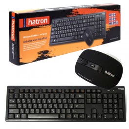 کیبورد و ماوس هترون HKCW-130 KEYBOARD + MOUSE بی سیم