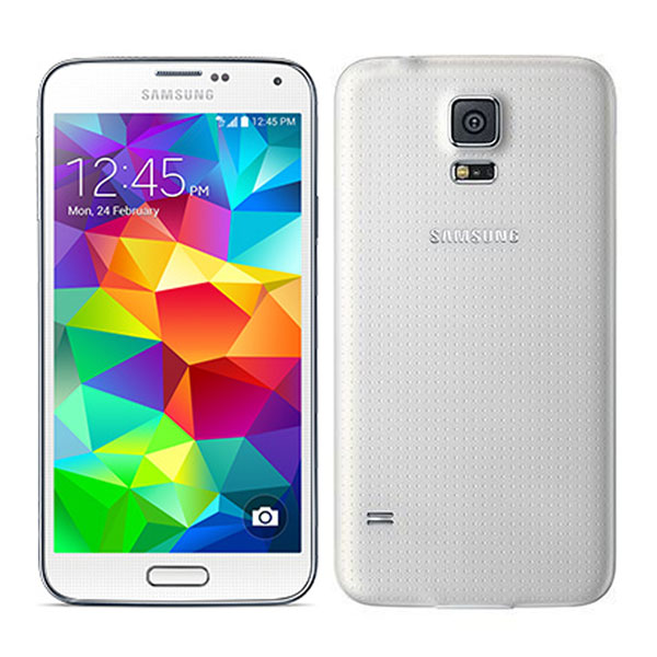 013- گوشی موبایل سامسونگ  گلکسی سفید SAMSUNG Galaxy S5 - 1 SIM